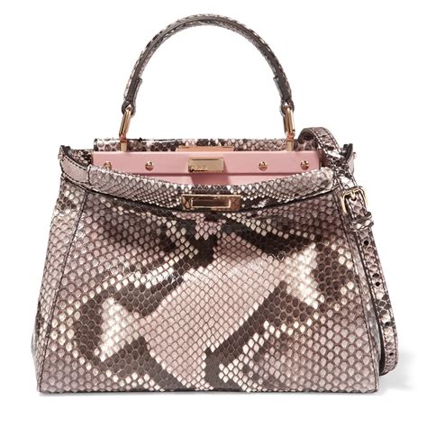 fendi python bag price|Fendi peekaboo bag mini.